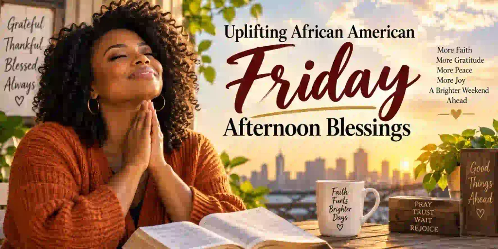 Uplifting African American Friday Afternoon Blessings