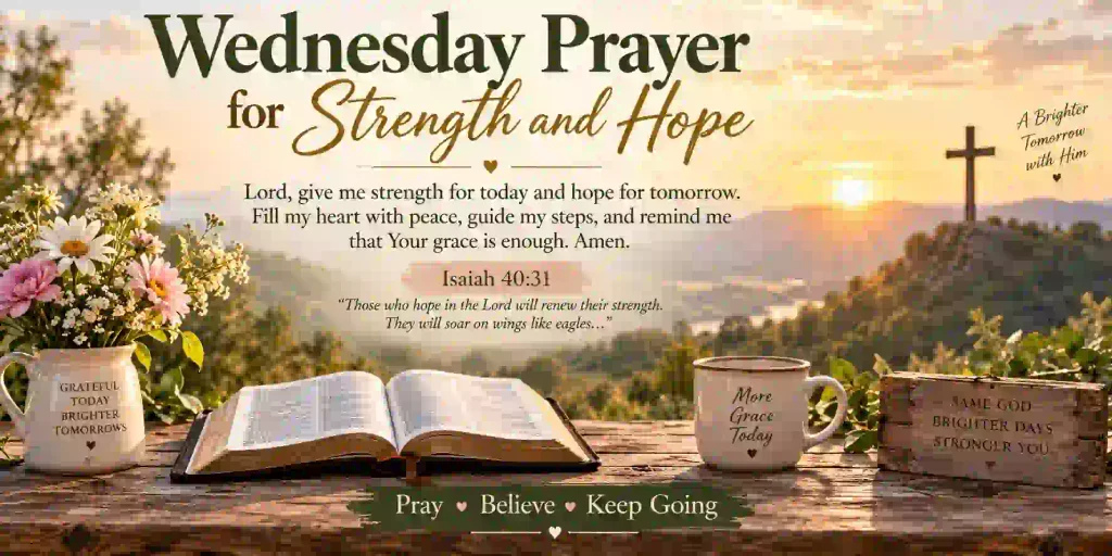 Wednesday Prayer for Strength and Hope