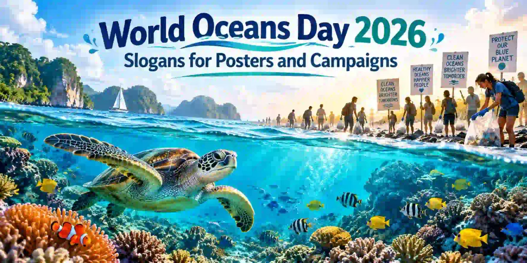 World Oceans Day 2026 Slogans for Posters and Campaigns