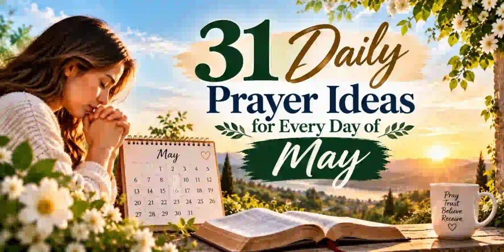 31 Daily Prayer Ideas for Every Day of May