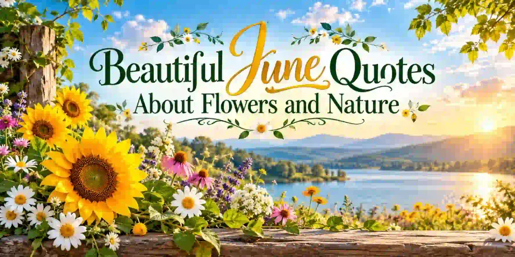 Beautiful June Quotes About Flowers and Nature