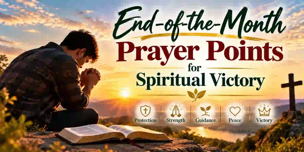 End-of-the-Month Prayer Points for Spiritual Victory
