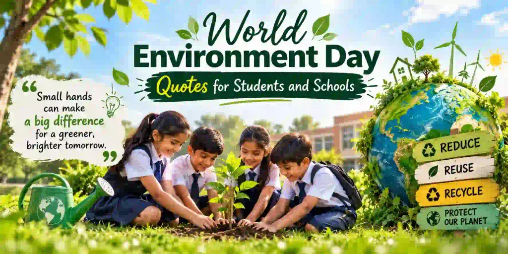 Environment Day Quotes for Students and Schools