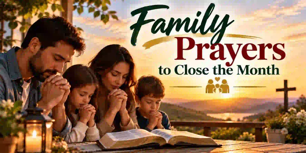 Family Prayers to Close the Month