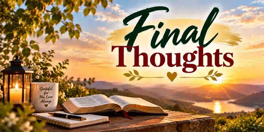 Final Thoughts