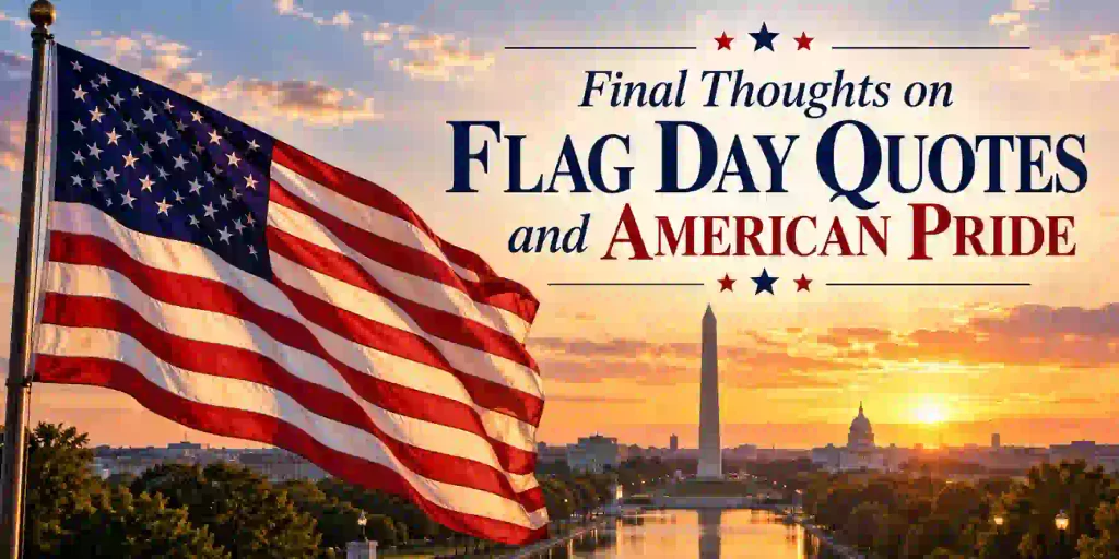 Final Thoughts on Flag Day Quotes and American Pride