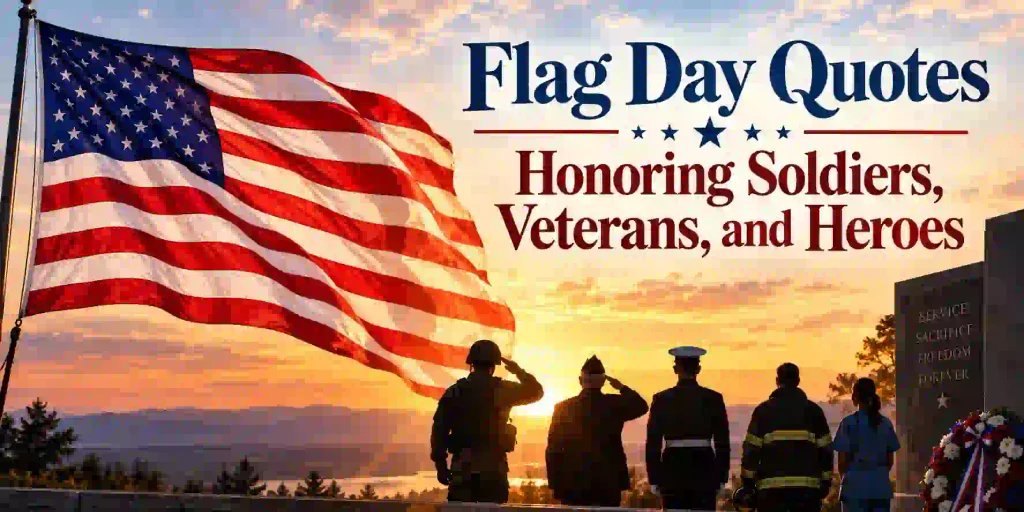 Flag Day Quotes Honoring Soldiers, Veterans, and Heroes