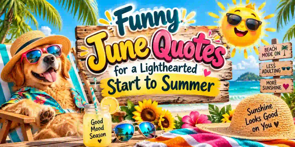 Funny June Quotes for a Lighthearted Start to Summer