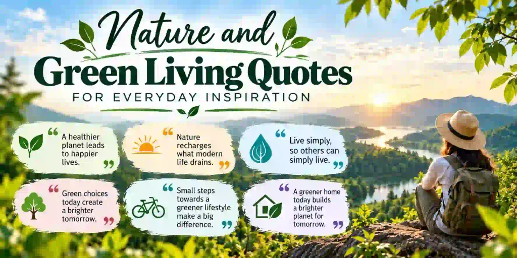 Nature and Green Living Quotes for Everyday Inspiration