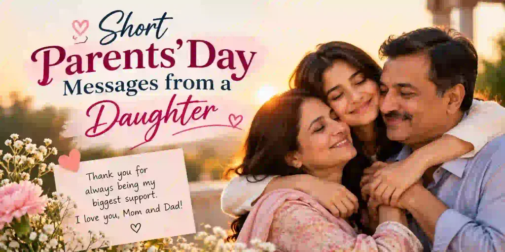 Short Parents’ Day Messages from a Daughter