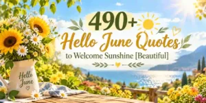 490+ Hello June Quotes to Welcome Sunshine [Beautiful]