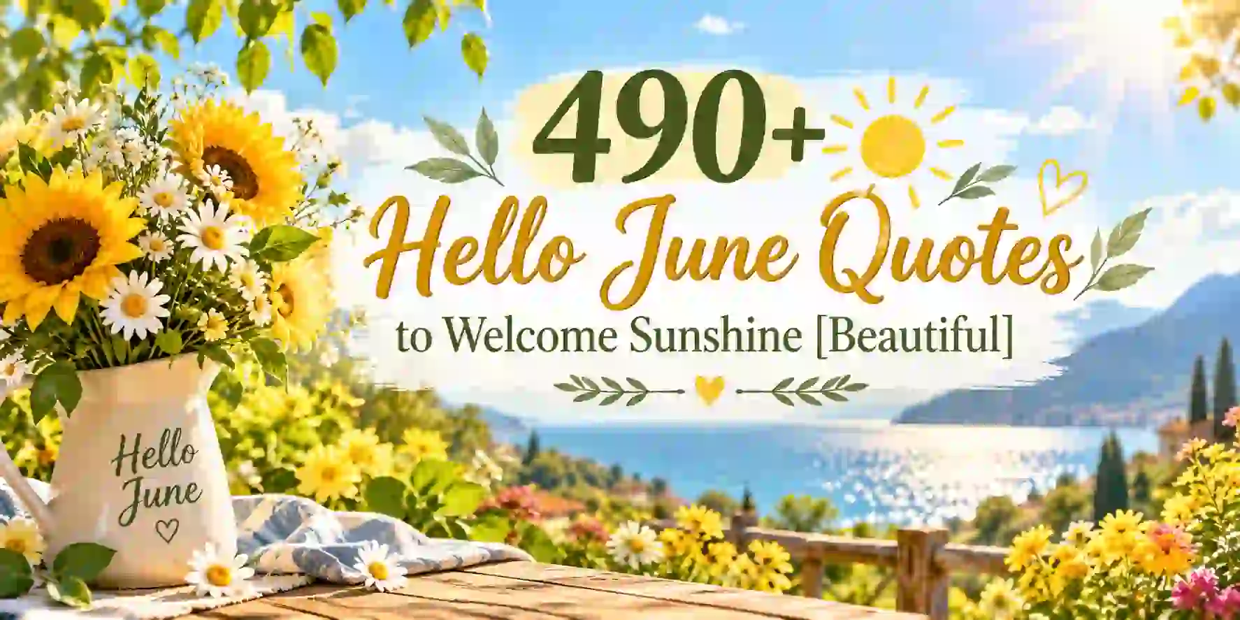 490+ Hello June Quotes to Welcome Sunshine [Beautiful]