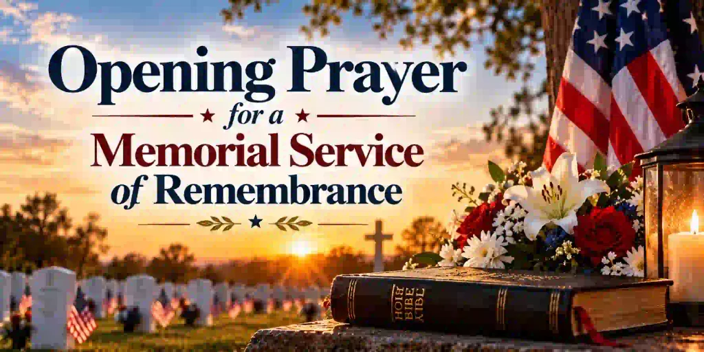 Opening Prayer for a Memorial Service of Remembrance