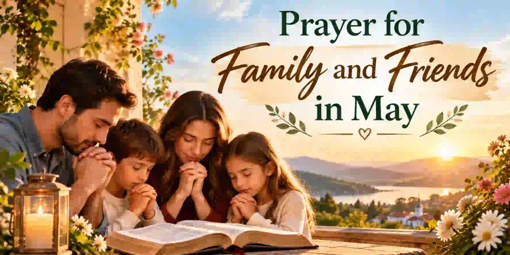 Prayer for Family and Friends in May