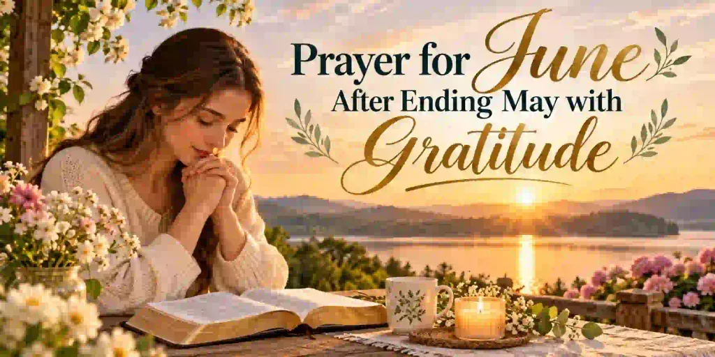 Prayer for June After Ending May with Gratitude