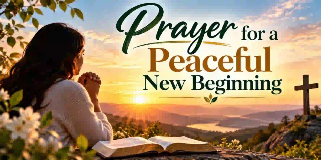 Prayer for a Peaceful New Beginning