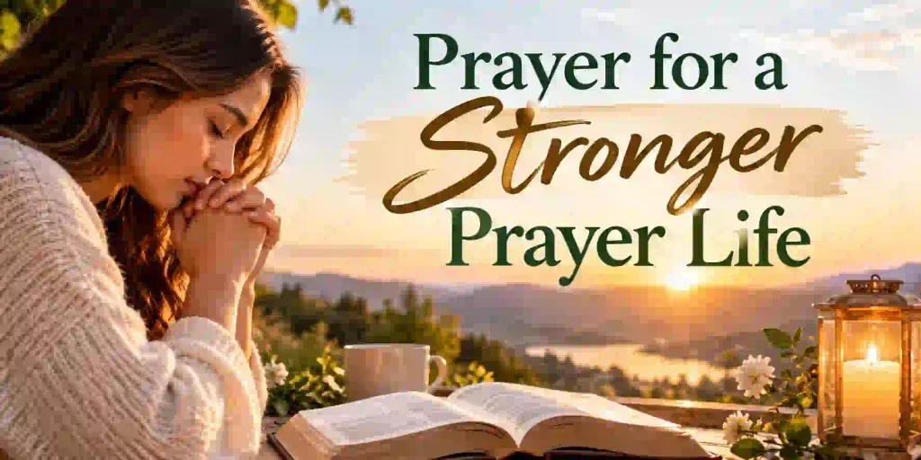 Prayer for a Stronger Prayer Life