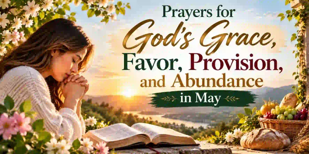 Prayers for God’s Grace, Favor, Provision, and Abundance in May