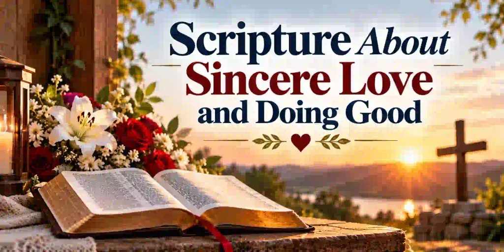 Scripture About Sincere Love and Doing Good