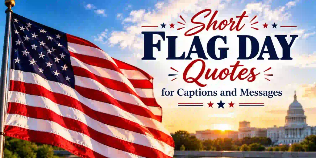 Short Flag Day Quotes for Captions and Messages