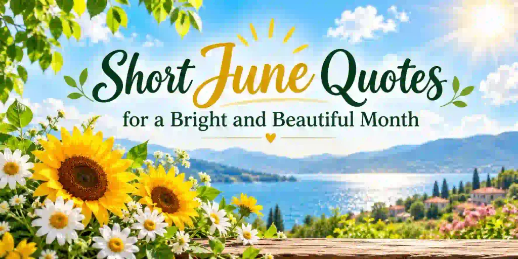 Short June Quotes for a Bright and Beautiful Month