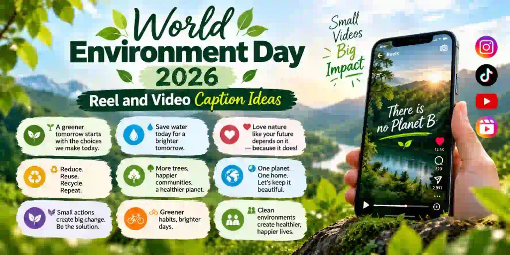 World Environment Day 2026 Reel and Video Caption Ideas